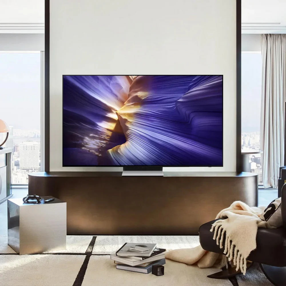 Samsung QE65S90FATXXU 65 Inch S90F 4K OLED Ultra HD HDR Smart AI TV 2025