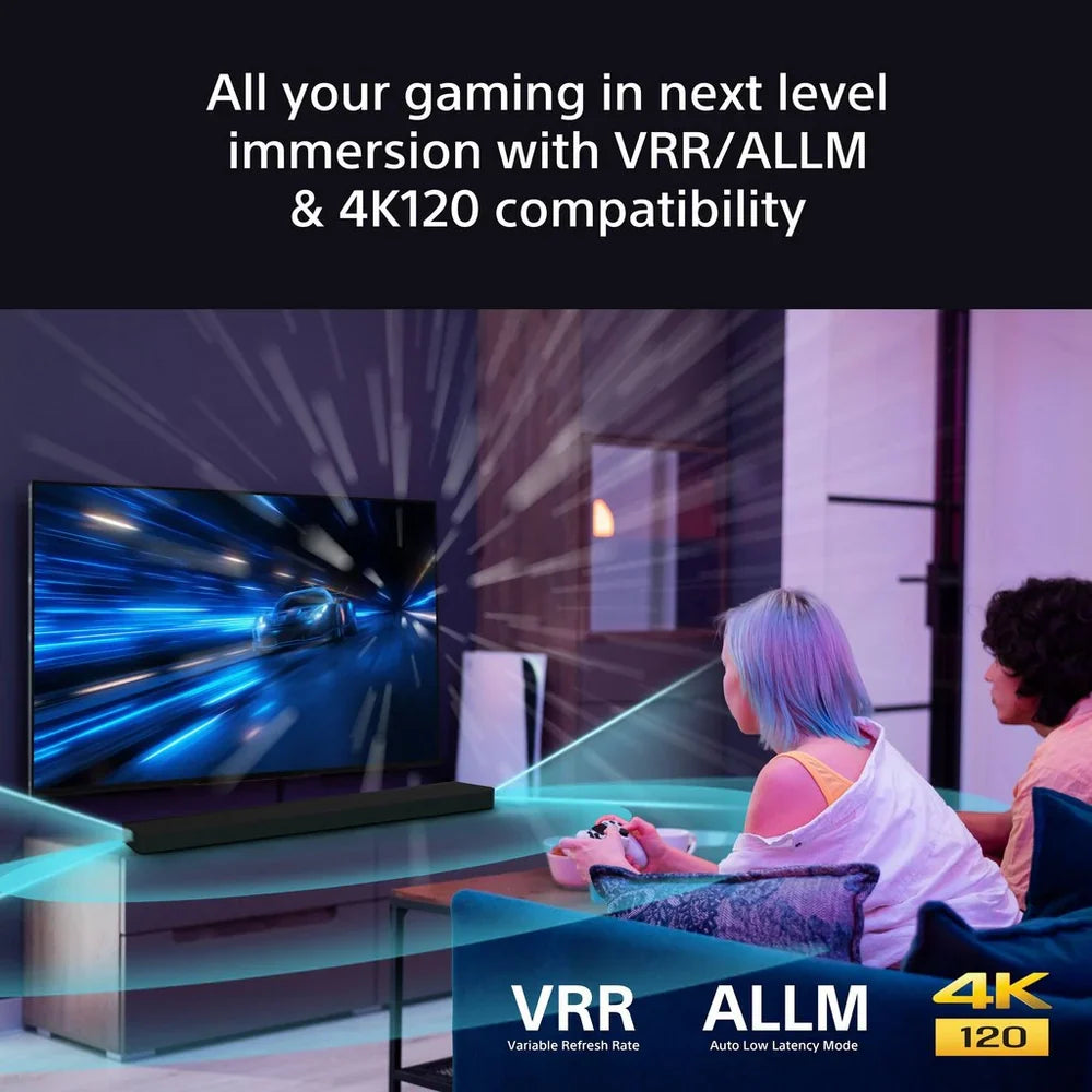 Sony K55XR8APU 55 Inch BRAVIA 8A 4K UHD HDR OLED Smart TV with BRAVIA Theatre Bar 8 HTA8000 Soundbar Bundle