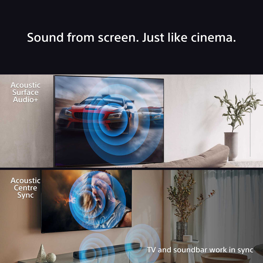 Sony K55XR8APU 55 Inch BRAVIA 8A 4K UHD HDR OLED Smart TV with BRAVIA Theatre Bar 8 HTA8000 Soundbar Bundle