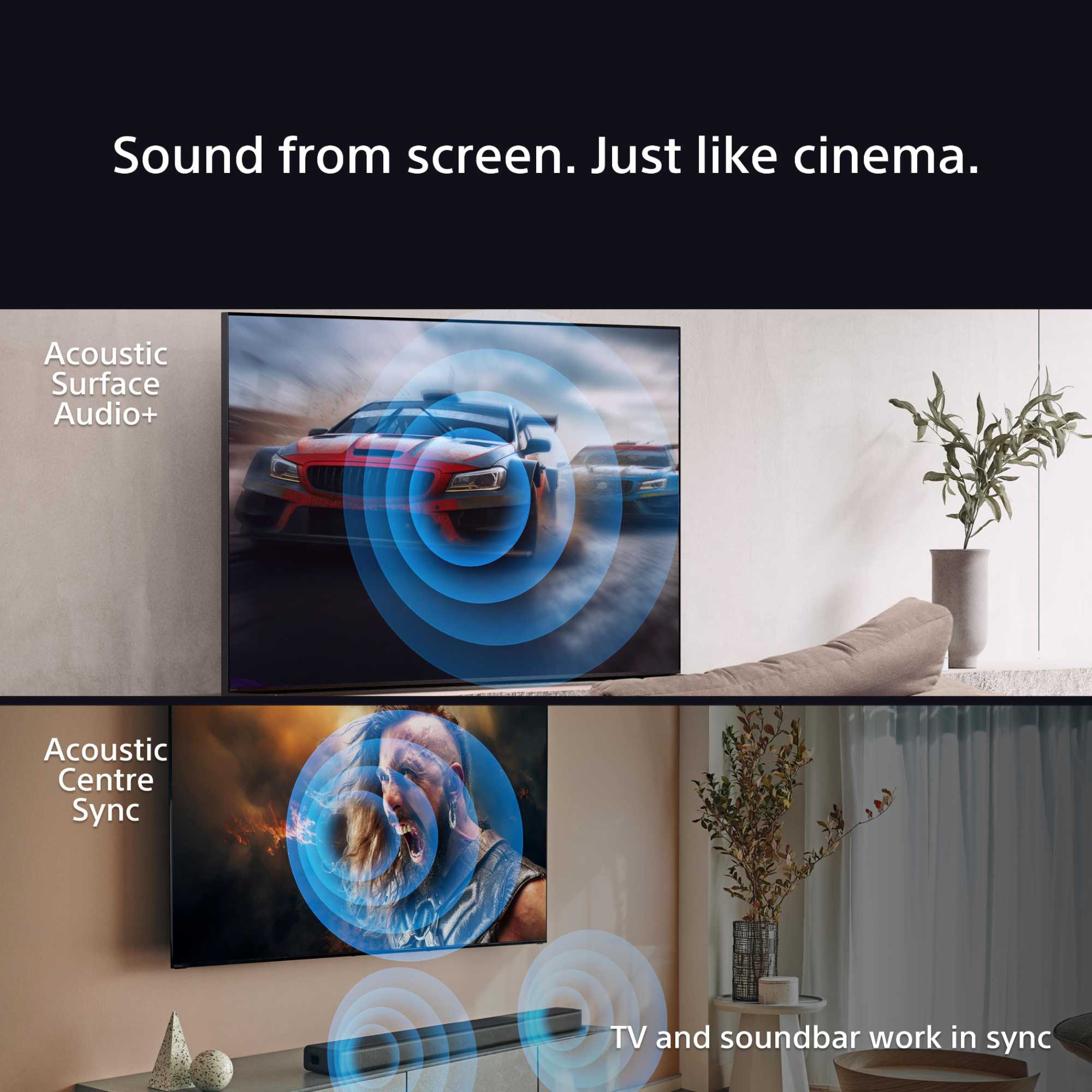 Sony K55XR8APU 55 Inch BRAVIA 8A 4K UHD HDR OLED Smart TV with BRAVIA Theatre Bar 8 HTA8000 Soundbar Bundle